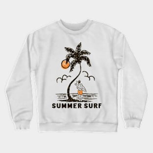 summer surf palms Crewneck Sweatshirt